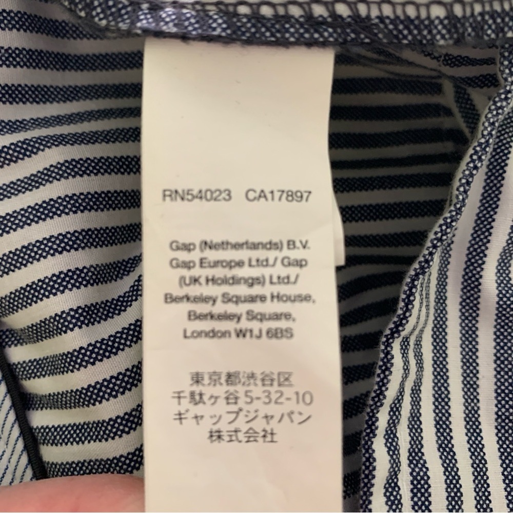 Gap Khakis Tailored Straight Fit Grey Pants - Picture 8 of 10